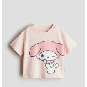 H&M Baby Girl Toddler Top t-Shirt Cotton My Melody Sz 4T